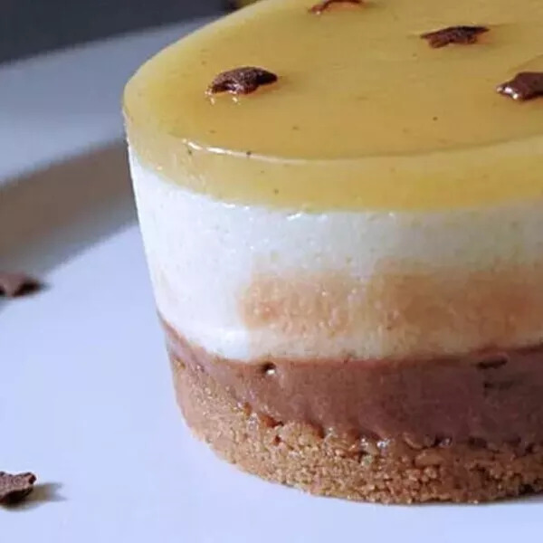 Bavarois poire chocolat ( entremet )