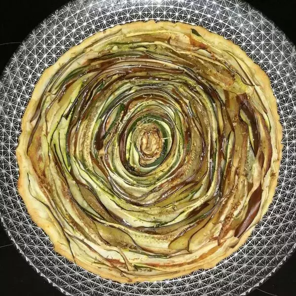 Tarte courgettes aubergine