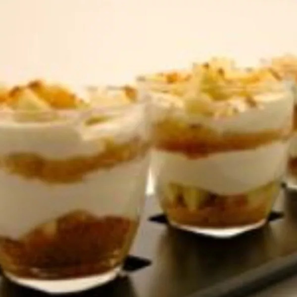 Tiramisu aux pommes et pain d’épices 