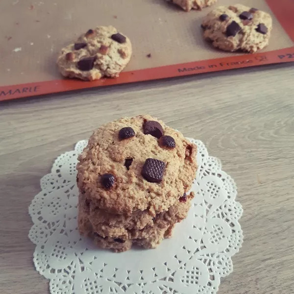 Cookies à l'okara et pépites de chocolats