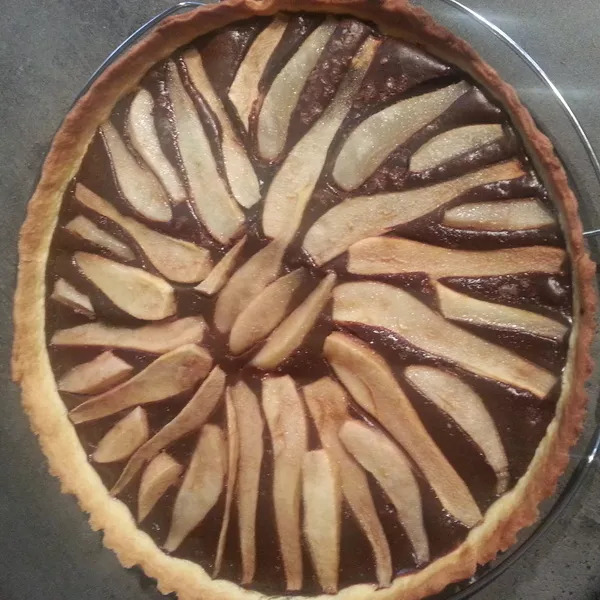 Tarte poire choco