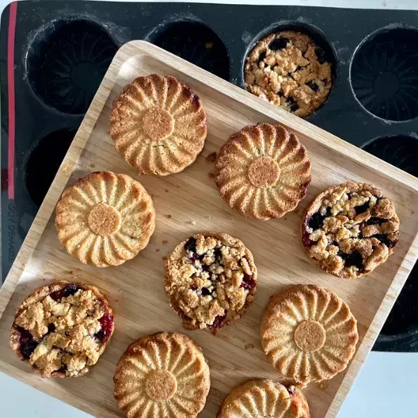 Crumble aux fruits rouges