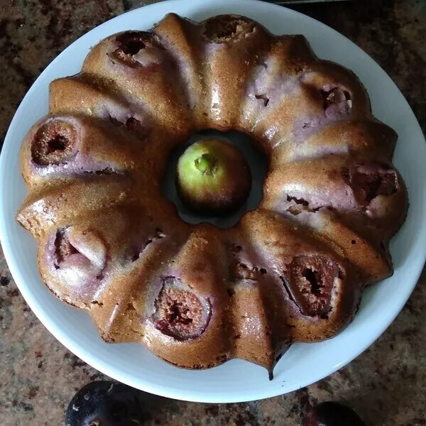 Gâteau figues fraiches noix cannelle