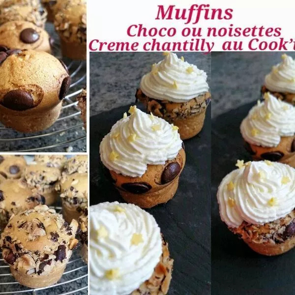 Muffins chocolat noisettes