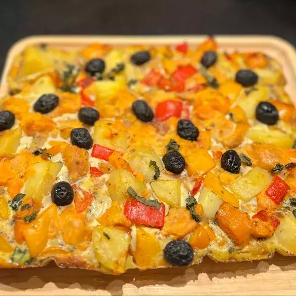 Tortilla de légumes à ma façon - chez Nanou