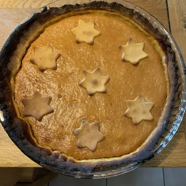 Tarte sucrée au potiron 