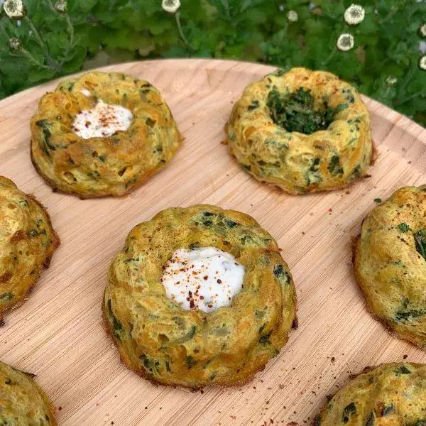 Couronnes à la patate douce et lait de coco