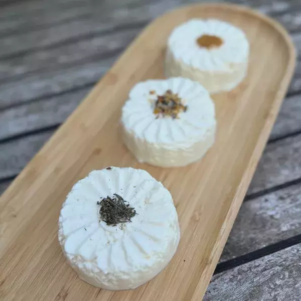 TRIO DE FROMAGE FRAIS DE BREBIS FLOWER
