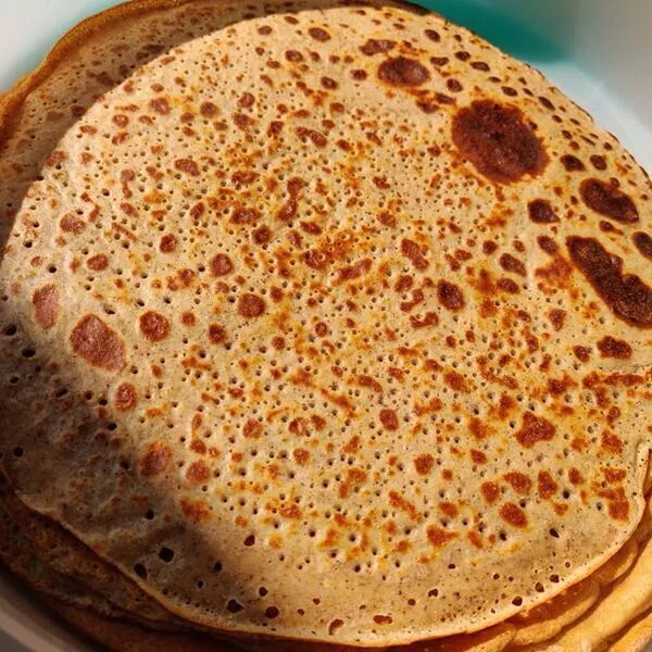 Crêpes à la farine de noisette