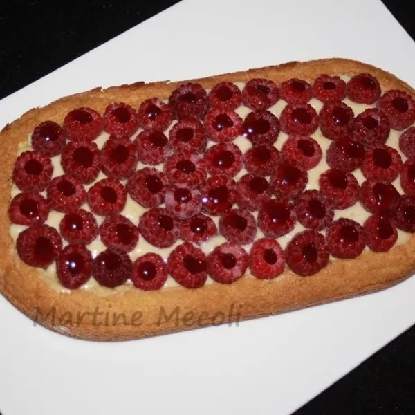 Tarte aux framboises