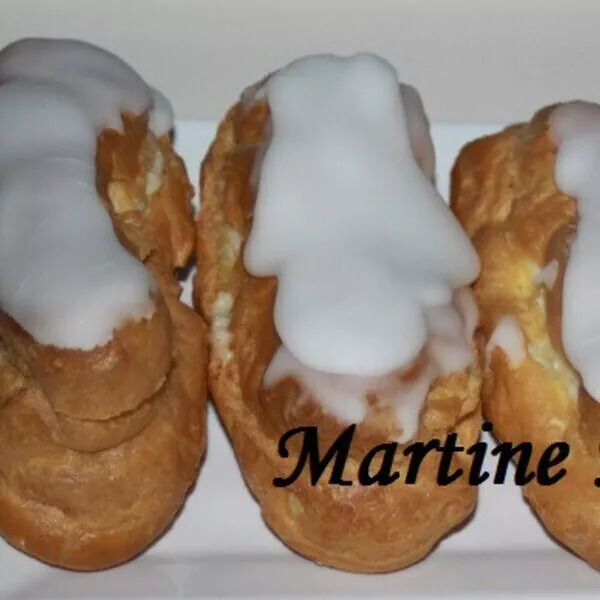 Eclairs à la vanille sans cook'in