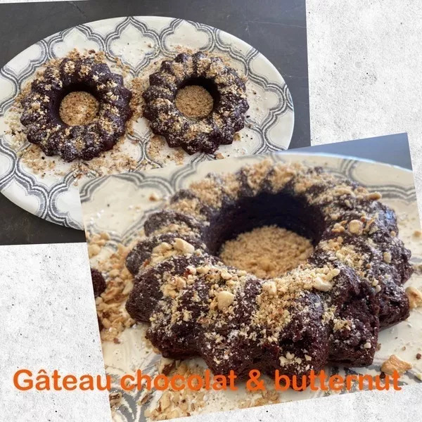 Gâteau chocolat & butternut