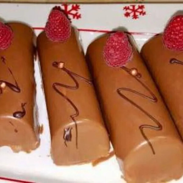 Bûchettes choco framboises