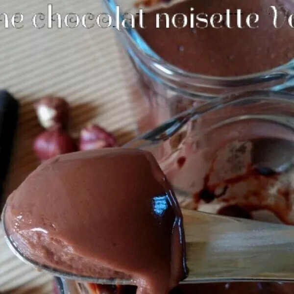 comme une Danette chocolat noisette VEGAN