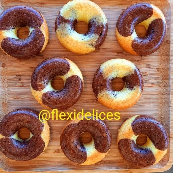 Donuts marbrés 