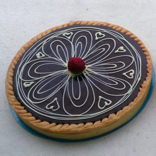 { Tarte choco-caramel craquant }