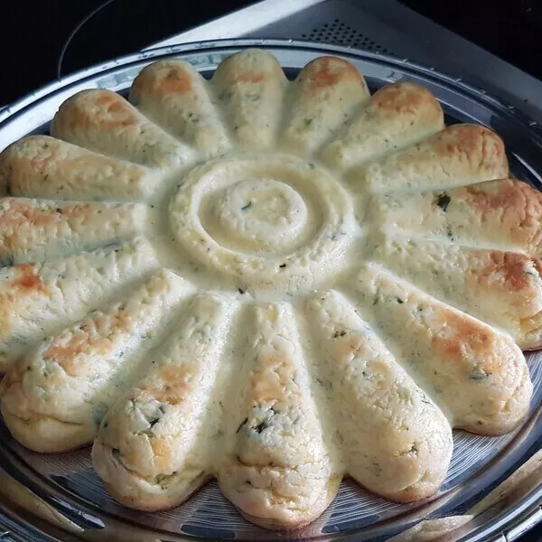 Clafoutis aux courgettes et à la féta 