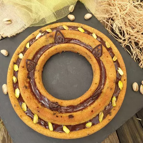 Couronne aux pépites de chocolat