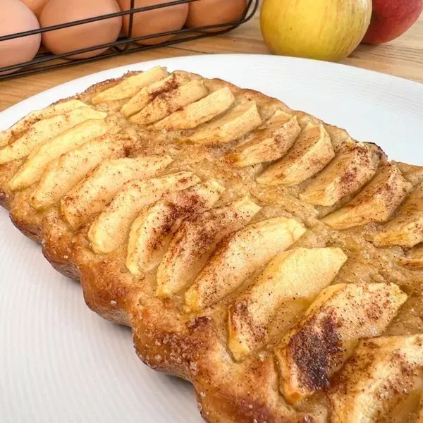 Tarte briochée aux pommes