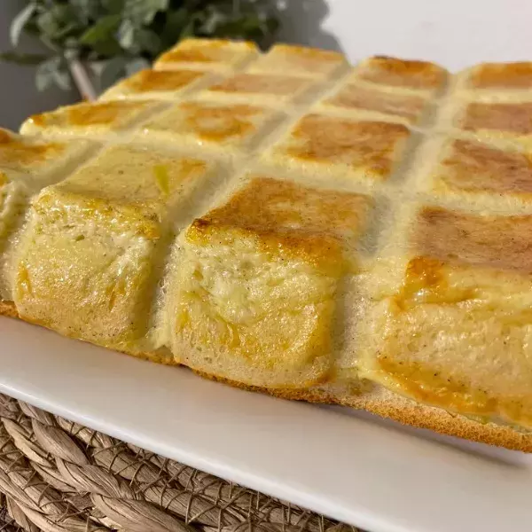 Croque tablette poireaux chèvre 