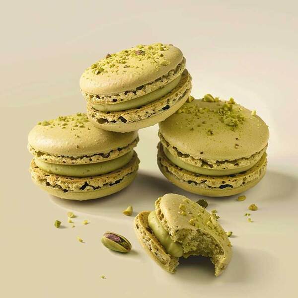 Macarons à la pistache