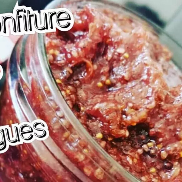 Confiture de figues crue