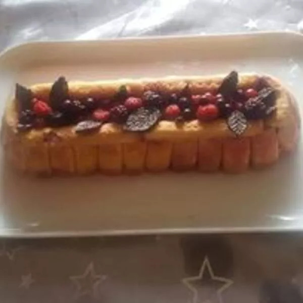 Tiramisu aux fruits rouges