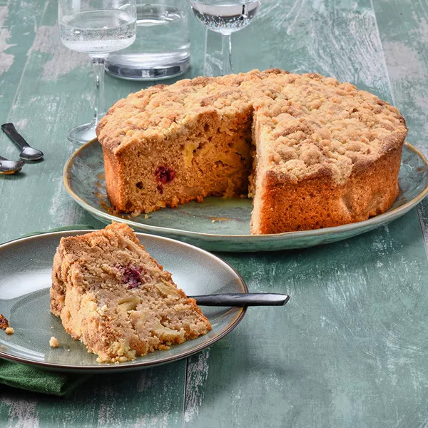 Apple crumble cake (Gâteau Irlandais pommes et mûres)