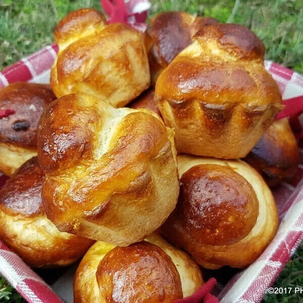 Petites brioches à têtes