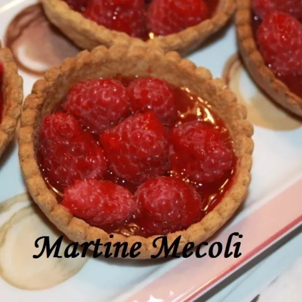 Tartelettes aux framboises