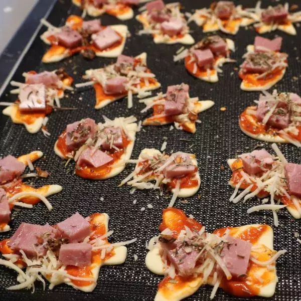 Feuilletés apéritifs de Noël