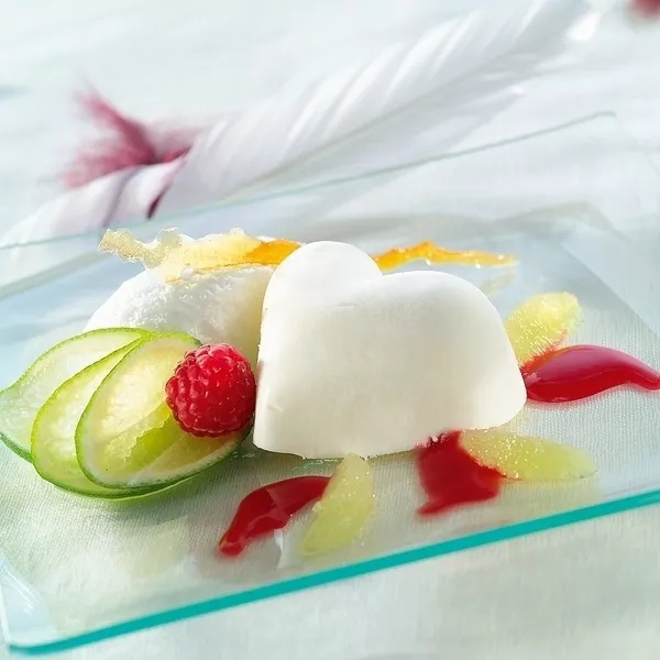 Mousse de fromage blanc aux fruits rouges