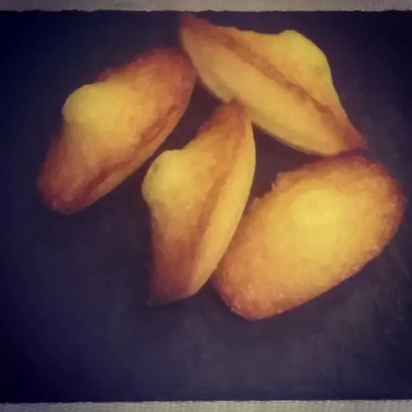 Madeleines inspirées de Philippe Conticini. 