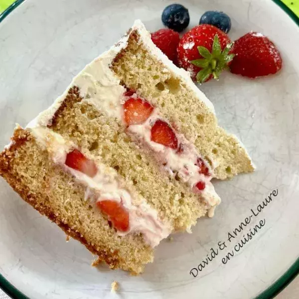 Layer Cake aux fraises