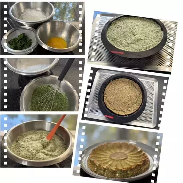 Omelette moelleuse aux épinards