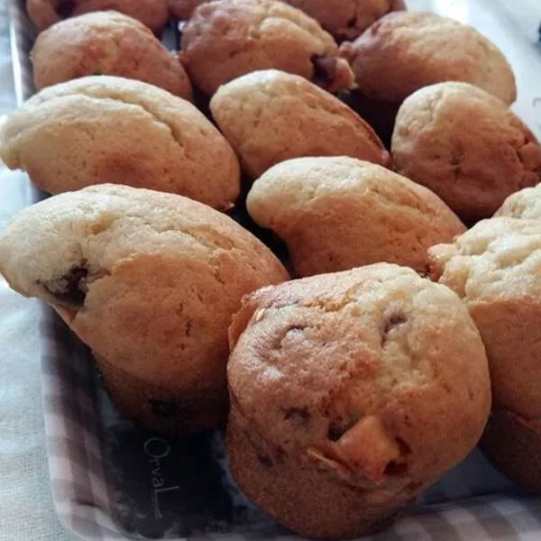 Muffins Chocolat blancs citron vert