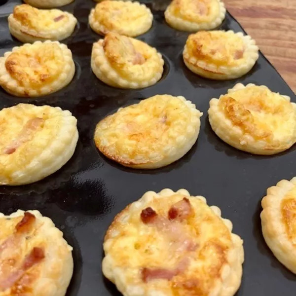 Mini quiches lorraines 