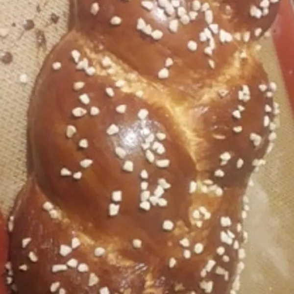 Pain au lait tressé