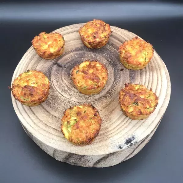 Muffins de courgettes 