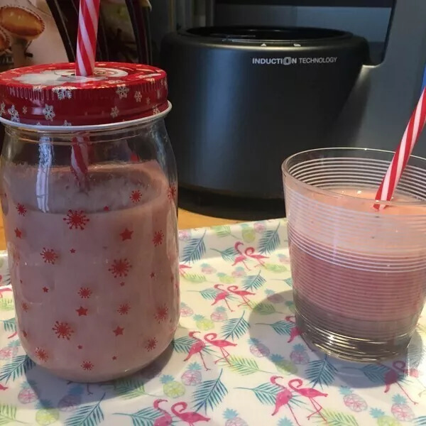 Smoothie fraise banane 