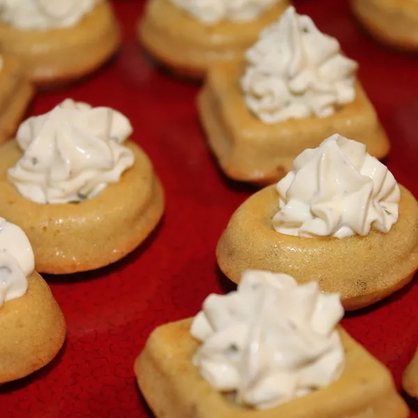 Mini bouchées à la crème de boursin