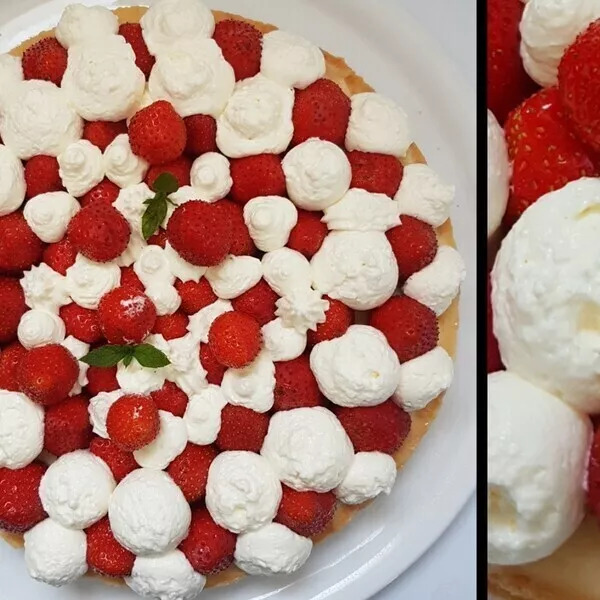 Tarte gourmande aux fraises de Nathencuisine