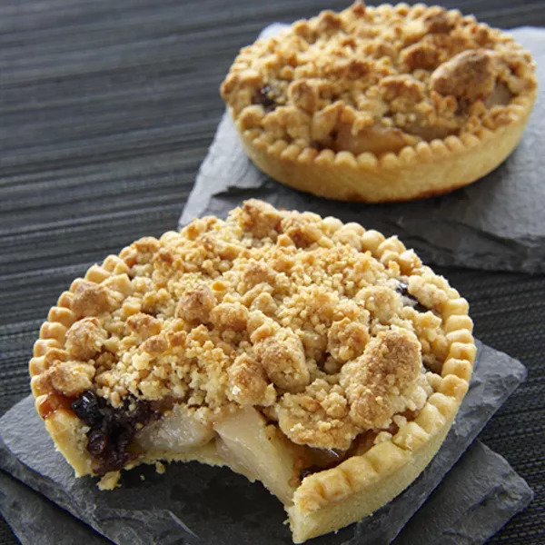 Tartelettes crumble aux poires