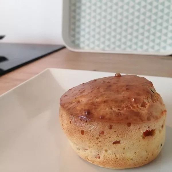 Muffin apéritif légumes et jambon