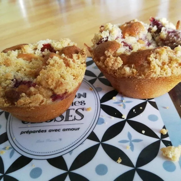 Crumbffin aux framboises 