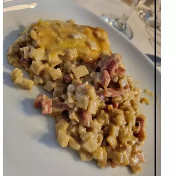 Croziflette aux diots de Savoie 