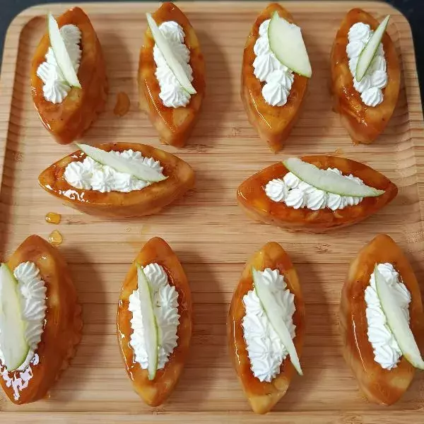 Barquettes  façon tatin