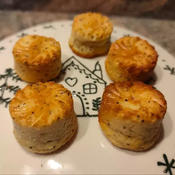 Mini cyclone moelleux citron /pavot