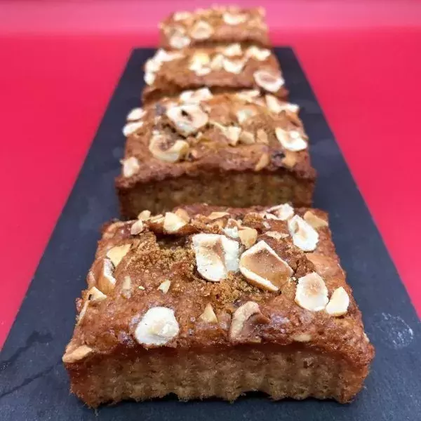 Financiers pralinés noisettes