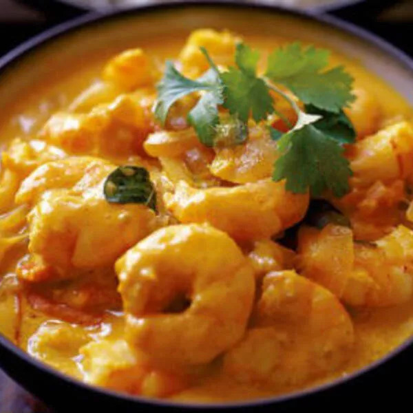 Curry de crevettes façon thaï